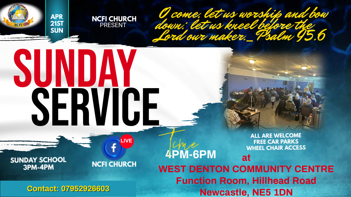 malatalam penticostal church at Newcastle upon tyne_Sunday Service